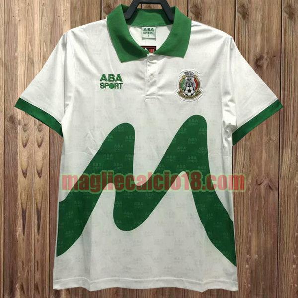 maglia messico 1995 seconda bianco