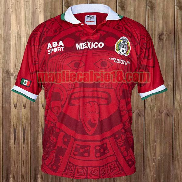 maglia messico 1998 seconda rosso