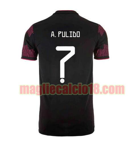 maglia messico 2021-2022 prima alan pulido 7