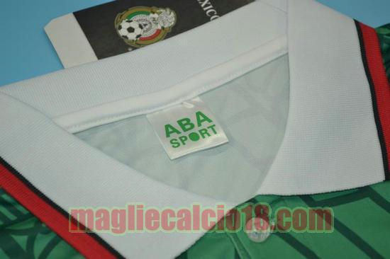 maglia messico coppa del mondo 1998 prima divisa manica corta