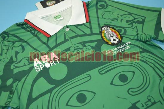maglia messico coppa del mondo 1998 prima divisa manica corta