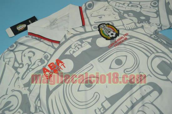maglia messico coppa del mondo 1998 seconda divisa manica corta