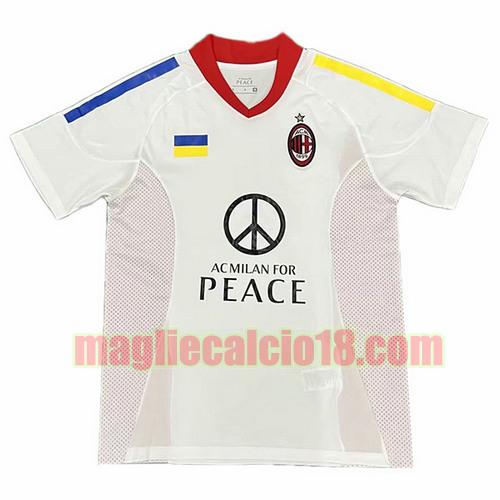 maglia milan 2022-2023 peace special edition bianchi
