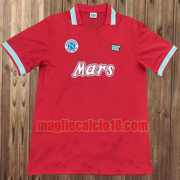 maglia napoli 1988-1989 terza rosso