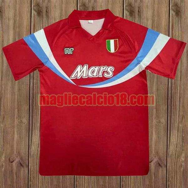 maglia napoli 1990-1991 terza rosso