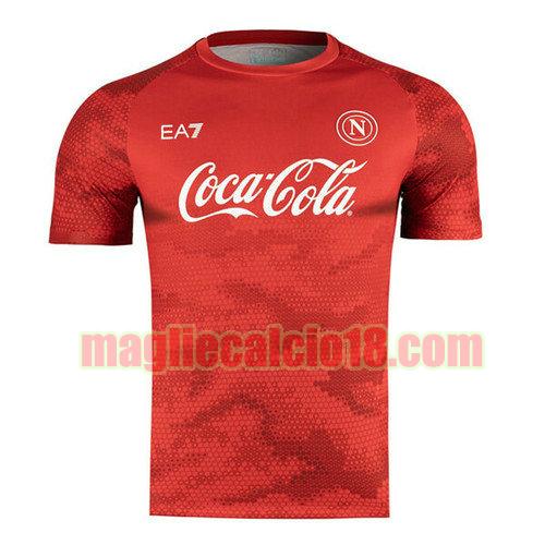 maglia napoli 2024-2025 rosso pre match training top