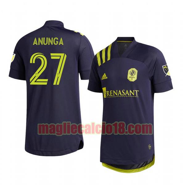 maglia nashville sc 2020-2021 seconda brian anunga 27