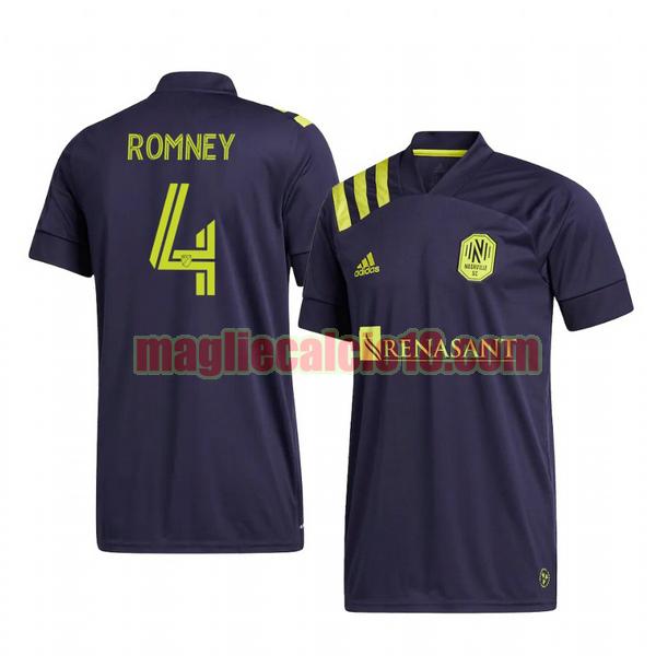 maglia nashville sc 2020-2021 seconda david romney replica 4