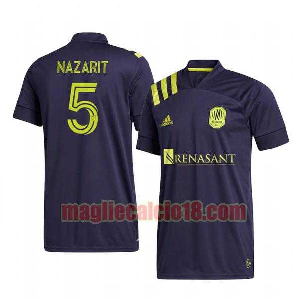 maglia nashville sc 2020-2021 seconda miguel nazarit replica 5