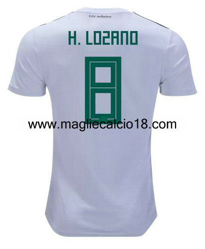 maglia nazionale messico H.Lozano seconda divisa 2018-2018