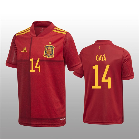 maglia nazionale spagna Jose Luis Gaya prima divisa 2020-2021