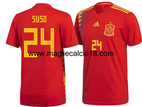 maglia nazionale spagna Suso prima divisa 2018-2018
