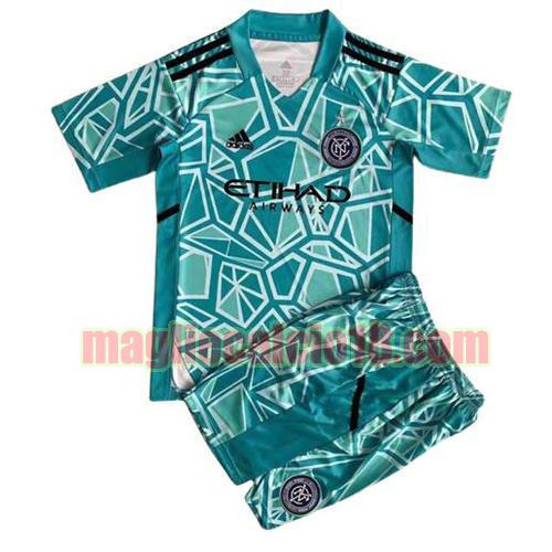 maglia new york city 2022-2023 portiere bambino blu