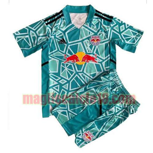 maglia new york red bulls 2022-2023 portiere bambino blu