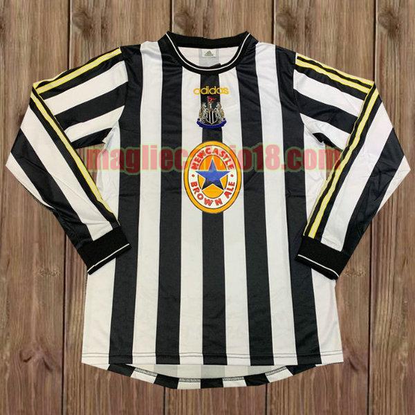 maglia newcastle united 1997-1999 prima bianco manica lunga