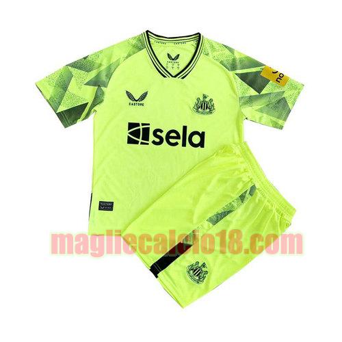 maglia newcastle united 2023-2024 giallo bambino portiere