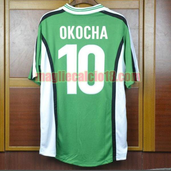 maglia nigeria 1998 prima verdeokocha 10