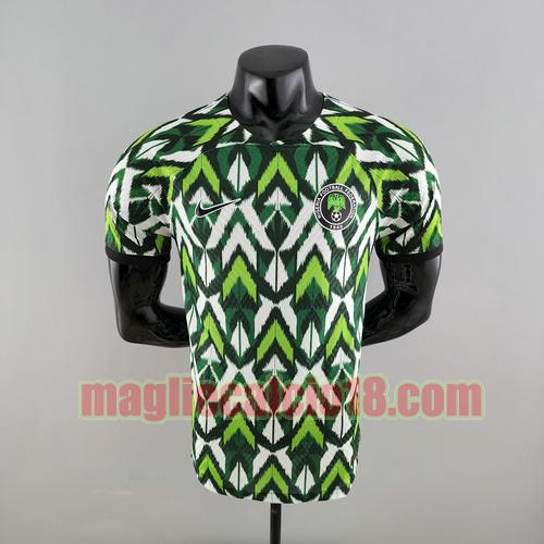 maglia nigeria 2022-2023 player version bianco verde