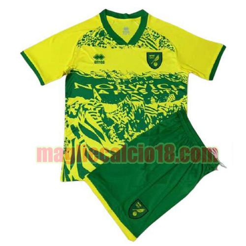 maglia norwich city 2021-2022 bambino