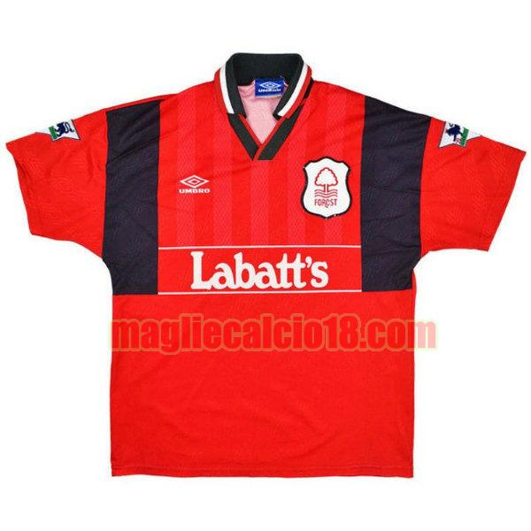 maglia nottingham forest 1994-1996 prima rosso