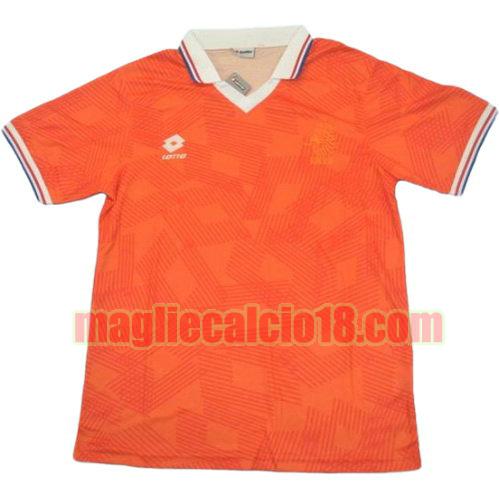 maglia olanda 1991 prima divisa manica corta