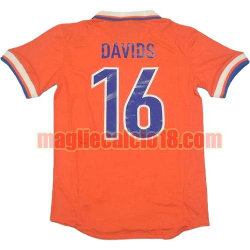 maglia olanda 1997 prima divisa davids 16