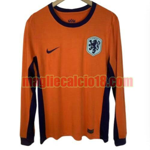 maglia olanda 2024 manica lunga prima