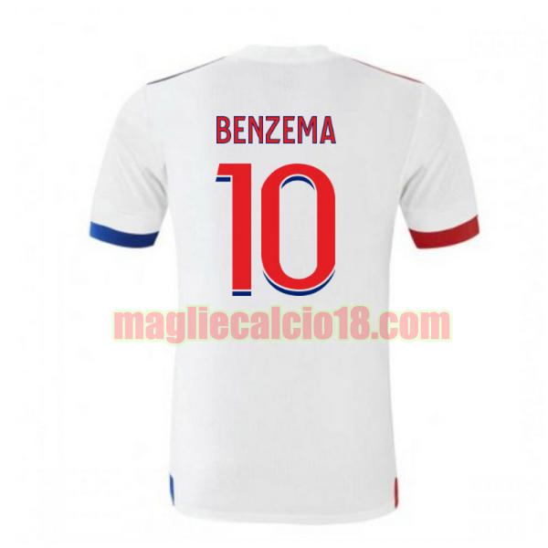 maglia olympique lione 2020-2021 prima benzema 10