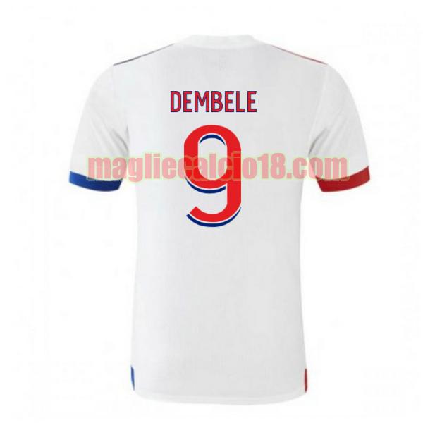 maglia olympique lione 2020-2021 prima dembele 9