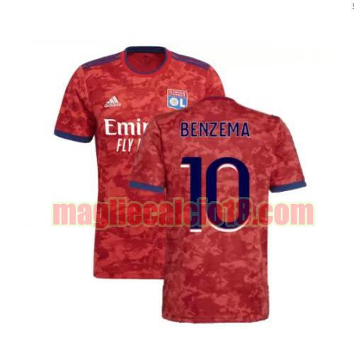 maglia olympique lione 2021-2022 seconda benzema 10