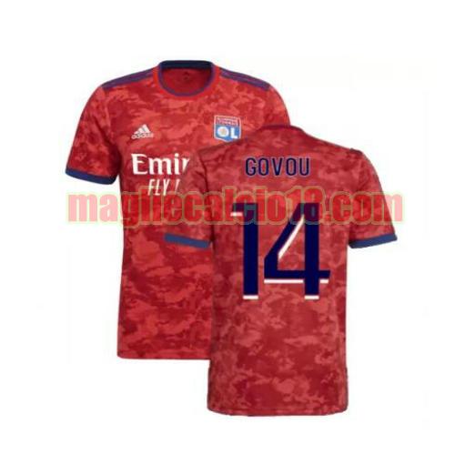 Maglia olympique lione 2021 2022 seconda govou 14 a poco prezzo