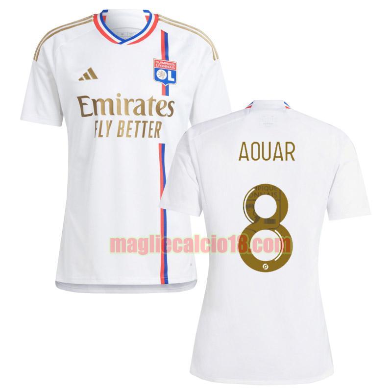 maglia olympique lione 2023-2024 aouar 8 prima