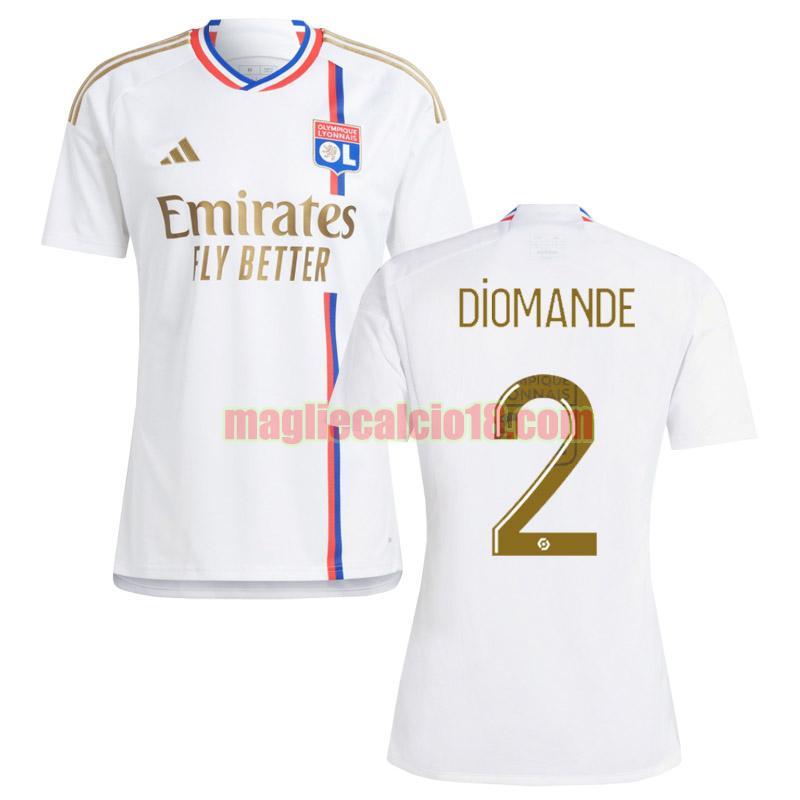 maglia olympique lione 2023-2024 diomande 2 prima