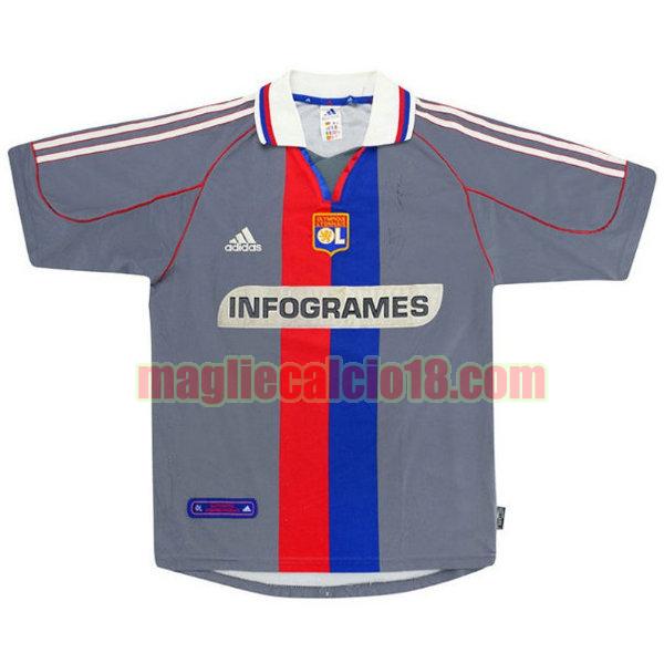 maglia olympique lyon 2000-2001 seconda nero