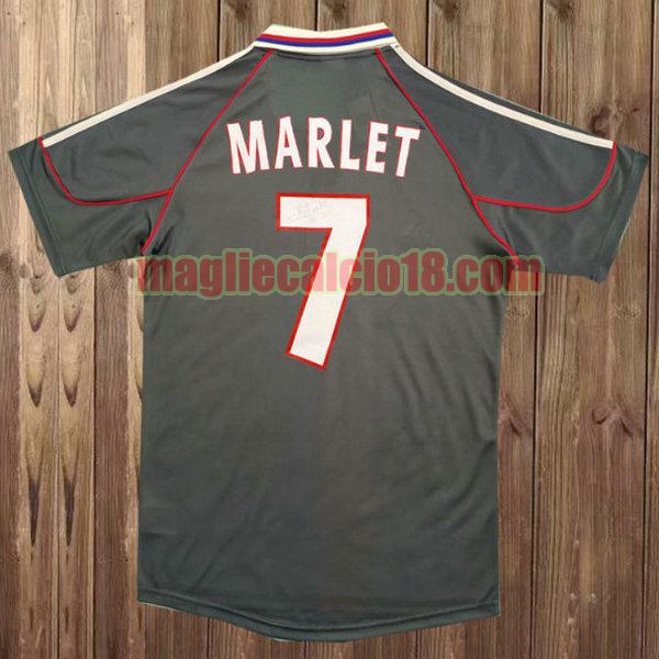 maglia olympique lyon 2000-2001 seconda neromarlet 7