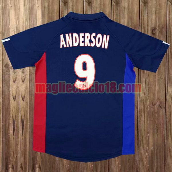 maglia olympique lyon 2001-2002 seconda bluanderson 9