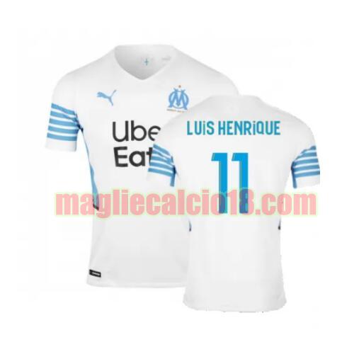 maglia olympique marsiglia 2021-2022 prima luis henrique 11