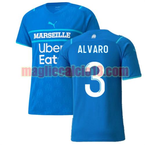 maglia olympique marsiglia 2021-2022 terza alvaro 3