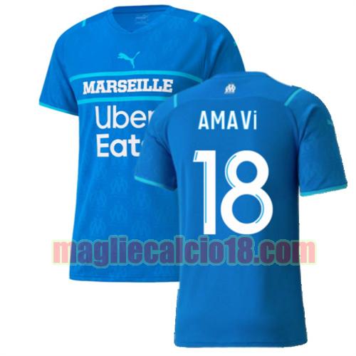maglia olympique marsiglia 2021-2022 terza amavi 18