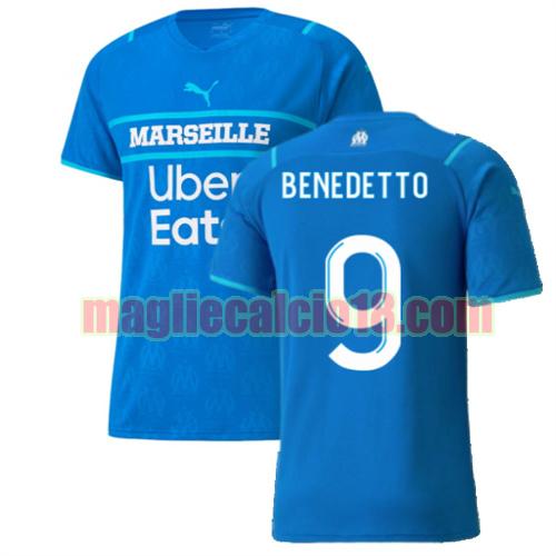 maglia olympique marsiglia 2021-2022 terza benedetto 9