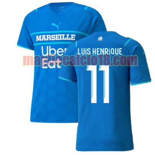 maglia olympique marsiglia 2021-2022 terza luis henrique 11