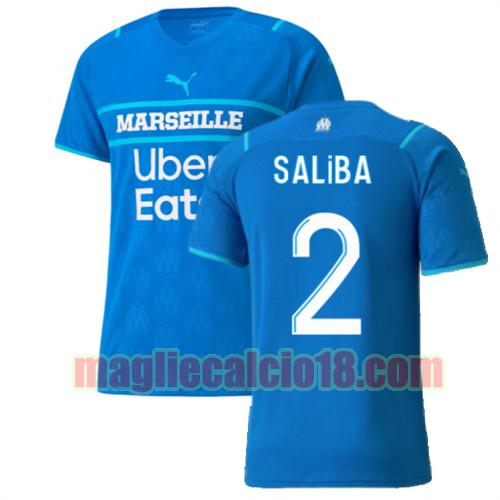maglia olympique marsiglia 2021-2022 terza saliba 2
