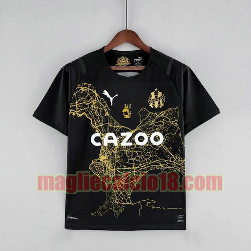 maglia olympique marsiglia 2022-2023 commemorative nero