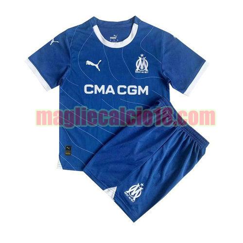 maglia olympique marsiglia 2023-2024 bambino seconda