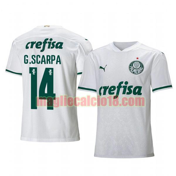 maglia palmeiras 2020-2021 seconda gustavo scarpa 14