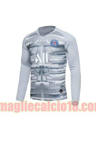 maglia paris saint germain 2020-2021 portiere grigio manica lunga