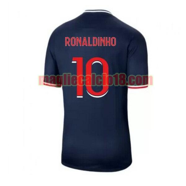 maglia paris saint germain 2020-2021 prima ronaldinho 10