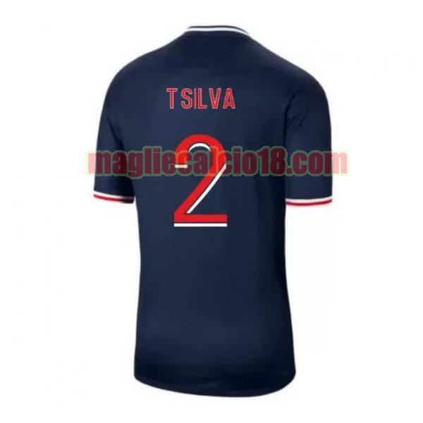 maglia paris saint germain 2020-2021 prima t.silva 2