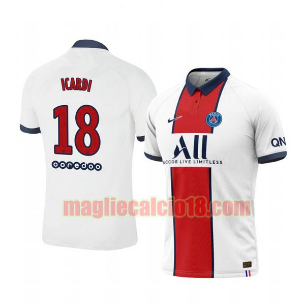 maglia paris saint germain 2020-2021 seconda mauro icardi 18