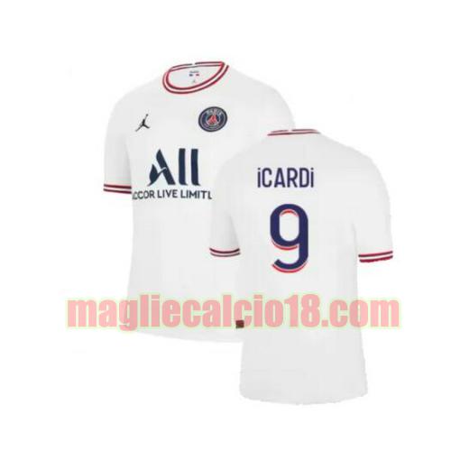maglia paris saint germain 2021-2022 4th icardi 9